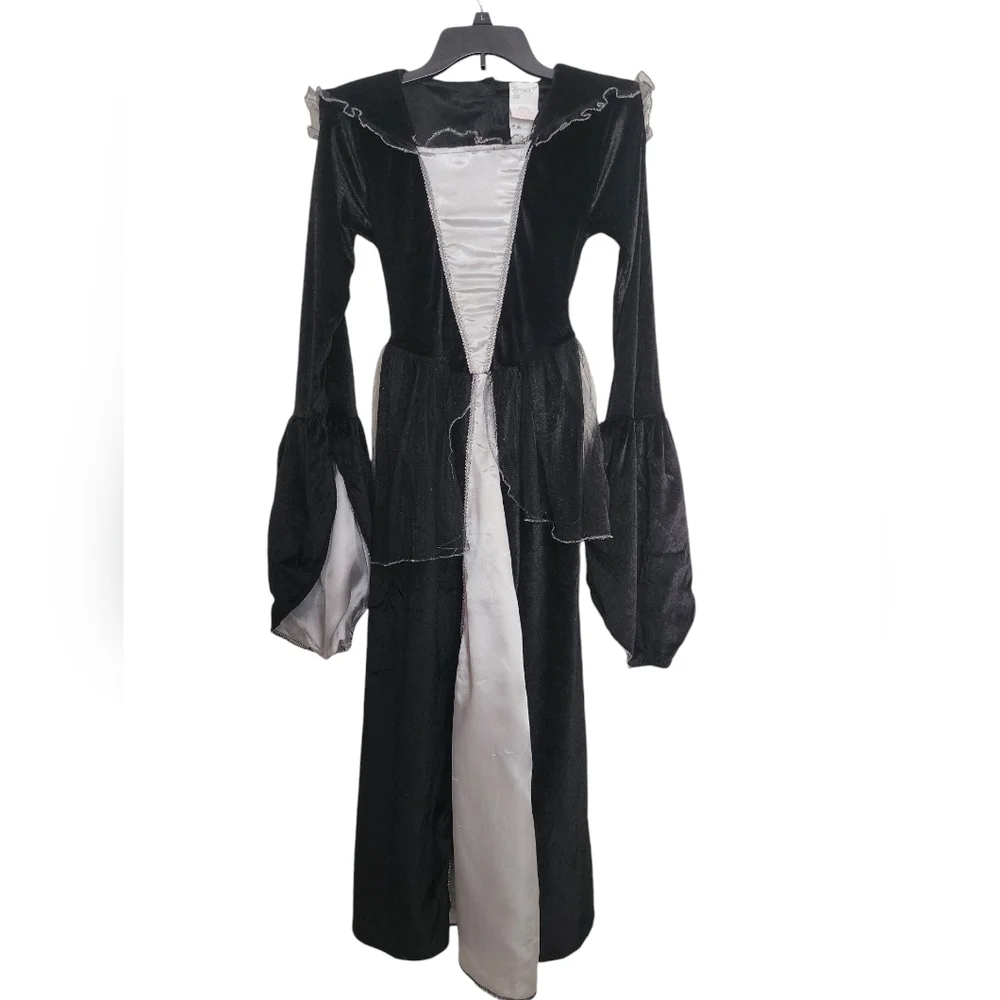 Forum Novelties Black Gray Dark Queen Costume Dress SZ Large
